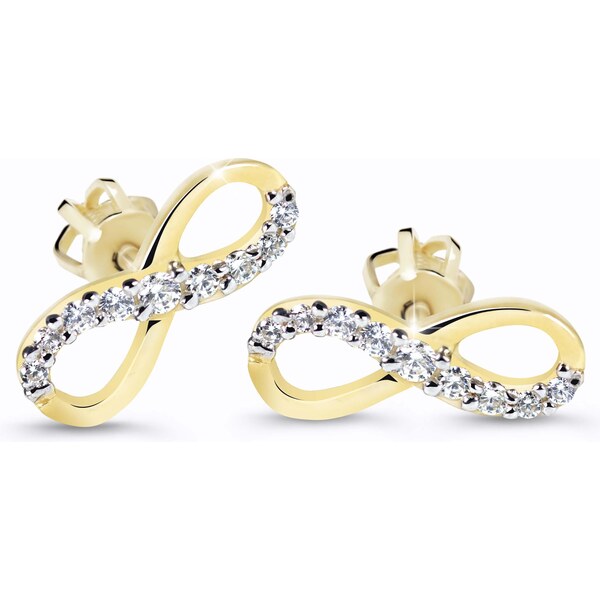 Cutie Jewellery Trblietavé náušnice v tvare nekonečna Z60149-30-10-X-1 66594255