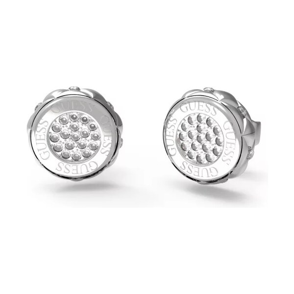 Guess Módne oceľové kôstky so zirkónmi Stylish Guess JUBE04595JWRHT/U 66587346