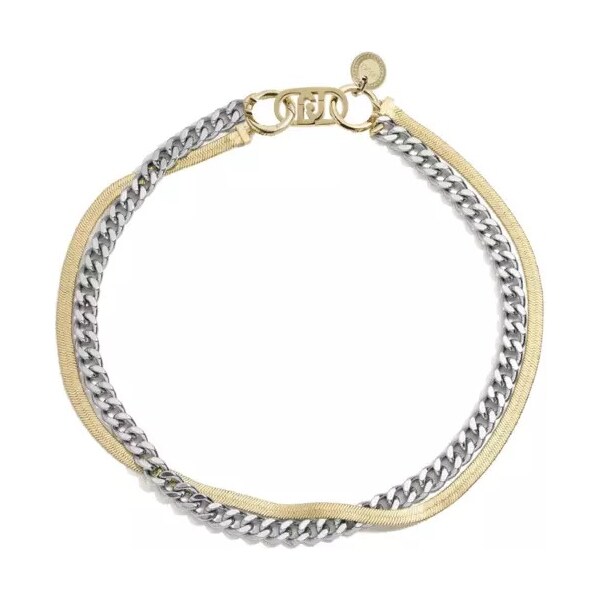Liu Jo Dvojitý bicolor náhrdelník z ocele Fashion LJ2780 66591931