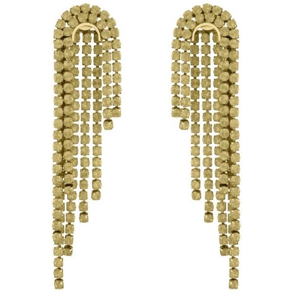 Liu Jo Blyštivé dlhé náušnice s kryštálmi Fashion LJ2767 66586523