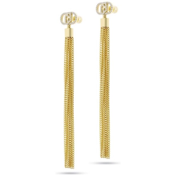 Liu Jo Dlhé pozlátené náušnice s retiazkami LJ2648 66585680