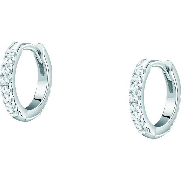 La Petite Story Strieborné kruhy s čírymi zirkónmi Silver LPS01AWV33 66583520