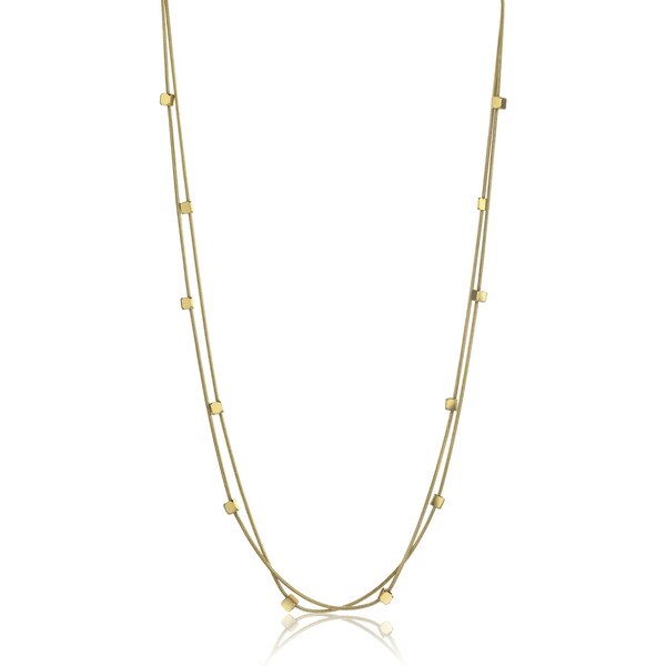 Emily Westwood Dvojitý pozlátený náhrdelník z ocele Allie EWN24013G 66592608