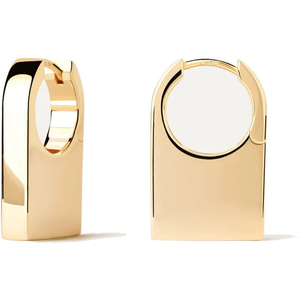 PDPAOLA Originálne pozlátené náušnice Chicago Essentials AR01-C33-U 66588985