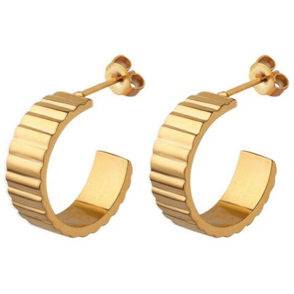 JVD Nadčasové pozlátené náušnice SSSE0115XJ2GO00 66586287