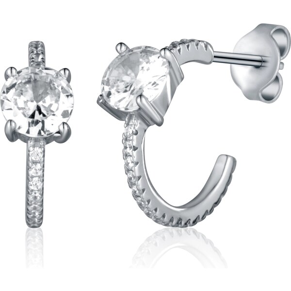 JVD Strieborné kruhové náušnice so zirkónmi SVLE2378XH2BI00 66594543