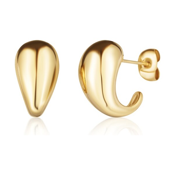 JVD Štýlové pozlátené náušnice Tear Drop SSSE0155X20GO00 66594228