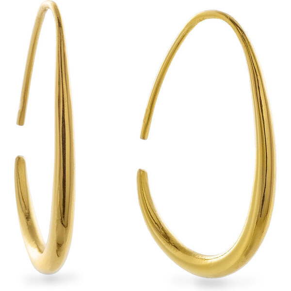 AGAIN Jewelry Originálne pozlátené náušnice AJNS0051 66579456