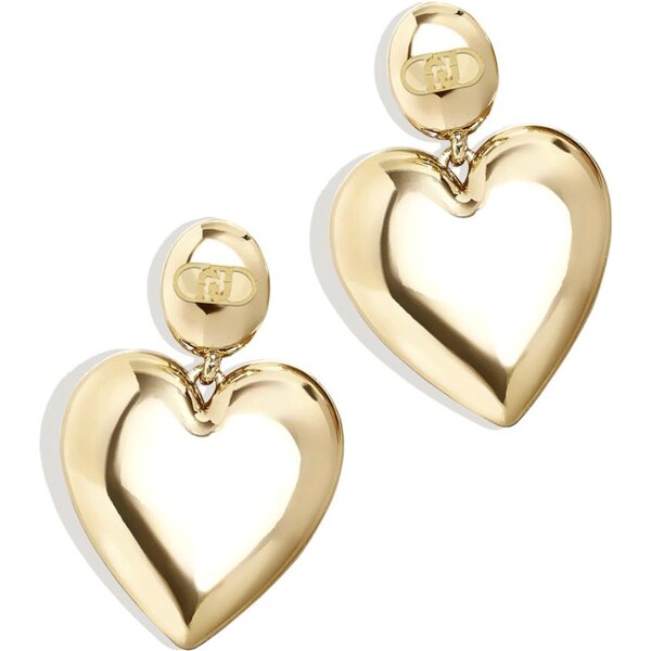 Liu Jo Romantické pozlátené visiace náušnice Fashion LJ2615 66583005