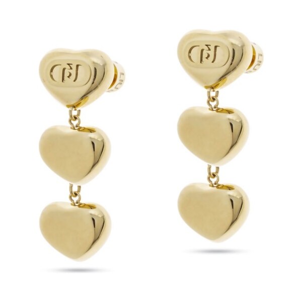 Liu Jo Visiace srdiečkové náušnice z pozlátenej ocele Fashion LJ2631 66579758