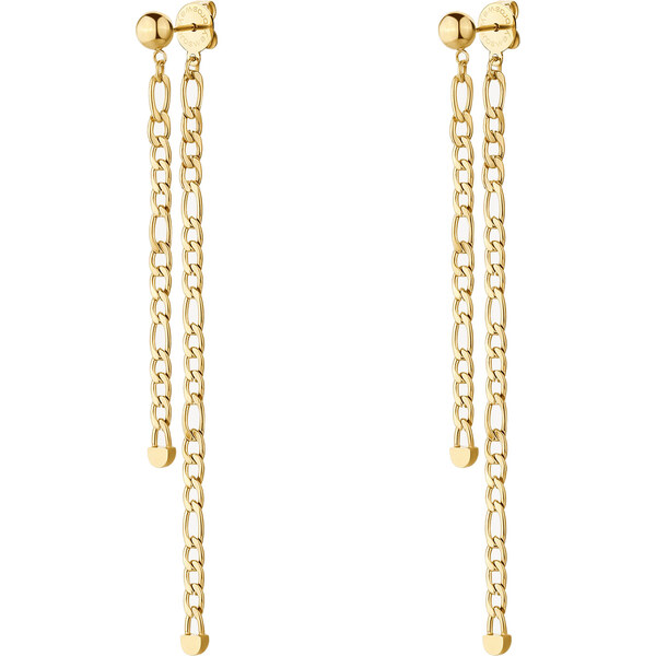 Brosway Dlhé pozlátené náušnice 2v1 Essential BNL096 66590398