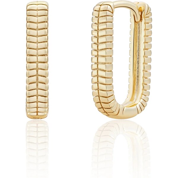 Sparkling Jewels Pozlátené visiace náušnice EAG25 66582700