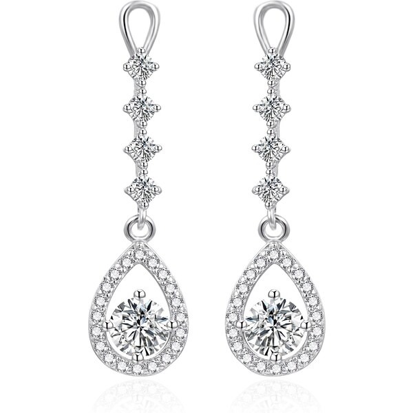 Agato Visiace strieborné náušnice so zirkónmi AGT-E114PW 66580872