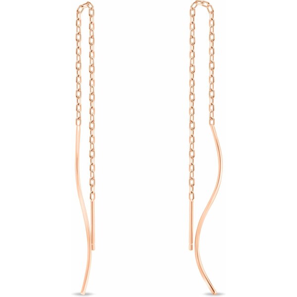 Brilio Silver Štýlové dlhé retiazkové náušnice EA697R 66631212