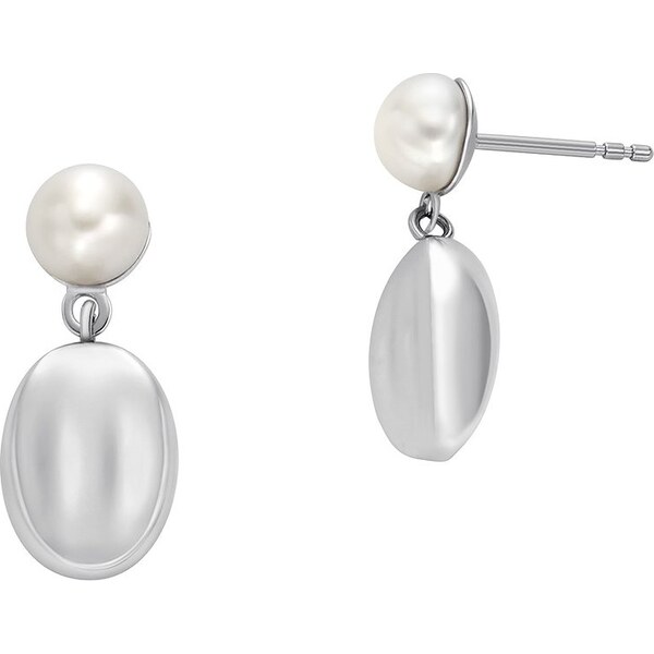 Skagen Pôvabné visiace náušnice s pravými perlami Agnethe SKJ1835040 66592233