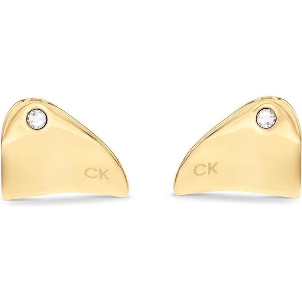 Calvin Klein Moderné pozlátené náušnice s kryštálom Cherished 35000660 66585229