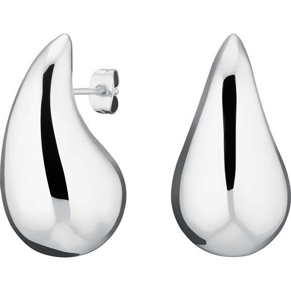 Rosefield Módne oceľové náušnice Tear Drop JETDS-J932 66589328