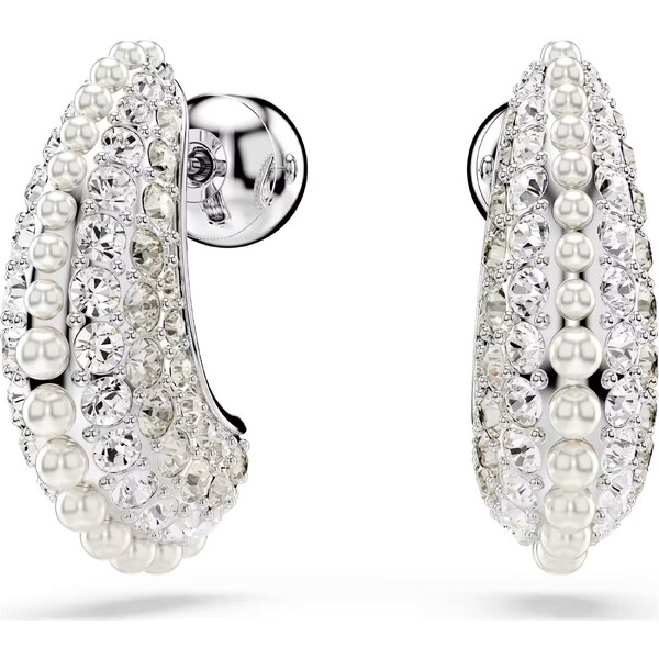 Swarovski Visiace náušnice s kryštálmi a krištáľovými perlami Sublima 66590160