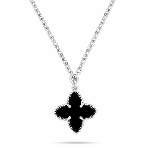 Brilio Silver Strieborný kvetinový náhrdelník pre ženy NCL193WBC 66590695