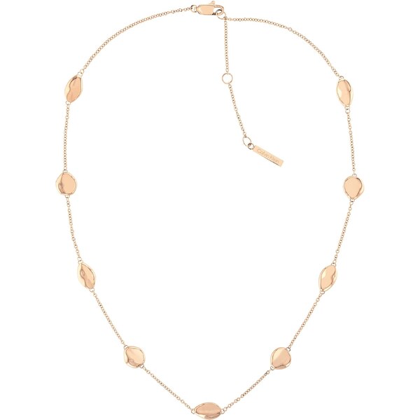 Calvin Klein Módne ružovo pozlátený náhrdelník Unique 35000124 66580902
