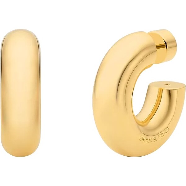 Michael Kors Minimalistické pozlátené náušnice kruhy MKJ842200710 66590154