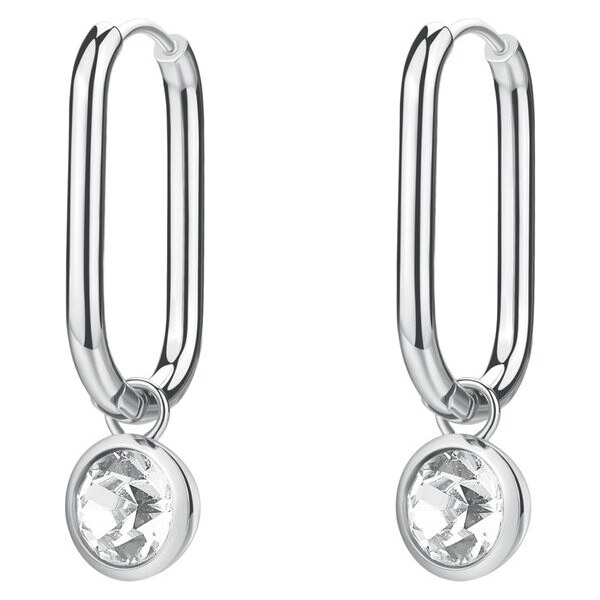 Brosway Oválne oceľové náušnice 2v1 s kryštálom Symphonia BYM193 66591288