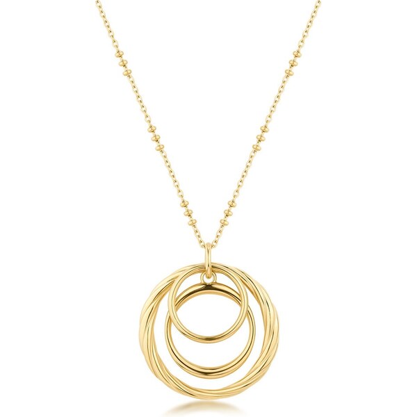 Brosway Neprehliadnuteľný pozlátený náhrdelník Amy BAY07 (retiazka, 66591541