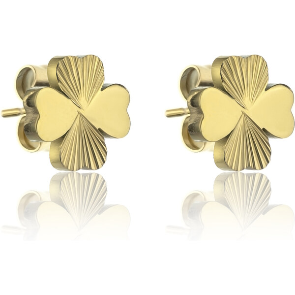 Emily Westwood Pozlátené náušnice Štvorlístky Macie EWE24012G 66580948