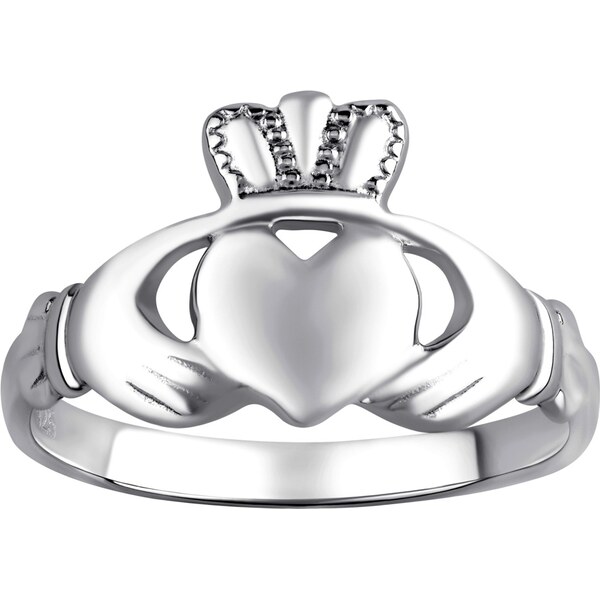 Silvego Dámsky Celostříbrný prsteň Claddagh ZTR96391 57 mm 66584110