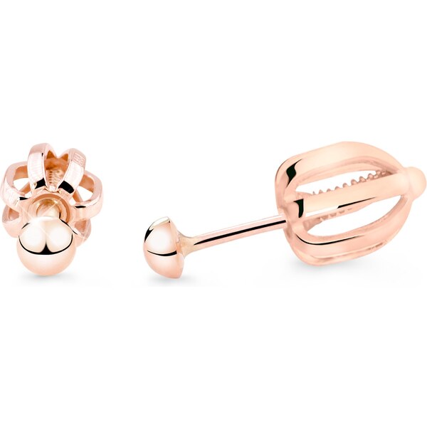 Cutie Jewellery Kôstkové náušnice z ružového zlata Z5003-30-X-4 66593916