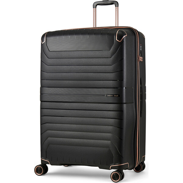 ROCK cestovný kufor Astrid TR-0291/3-L PP - čierna 67280365