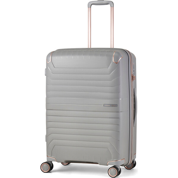 ROCK cestovný kufor Astrid TR-0291/3-M PP - šedá 67280370