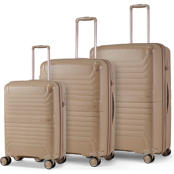 ROCK Sada cestovných kufrov Astrid TR-0291/3 PP - béžová 67280361