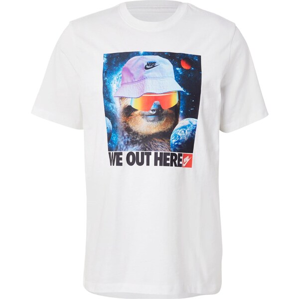 Nike Sportswear Tričko OC Photo 1 smaragdová / oranžová / čierna / 64513022