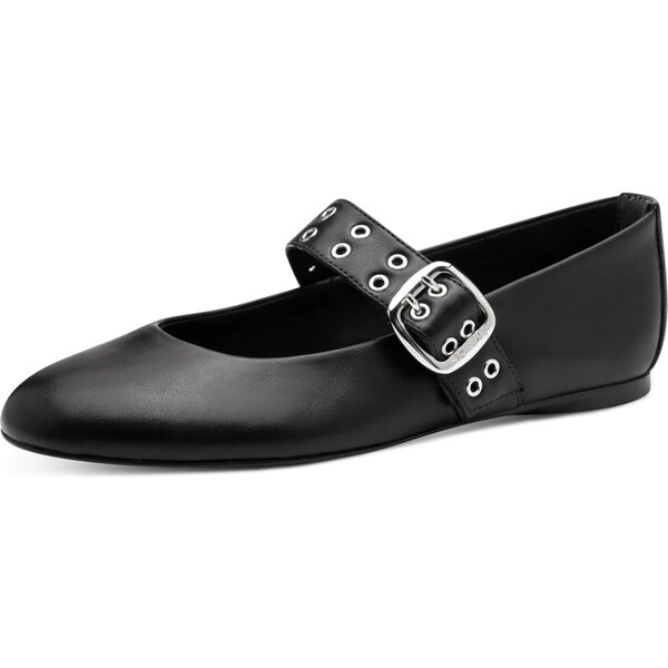 Tamaris Baleríny s ramienkom čierna 64513215