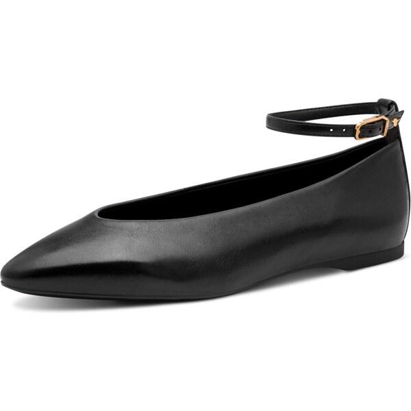 Tamaris Baleríny s ramienkom čierna 64513205