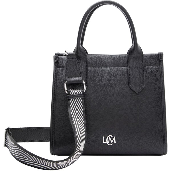 L.CREDI Kabelka Phemia čierna / biela 65843836
