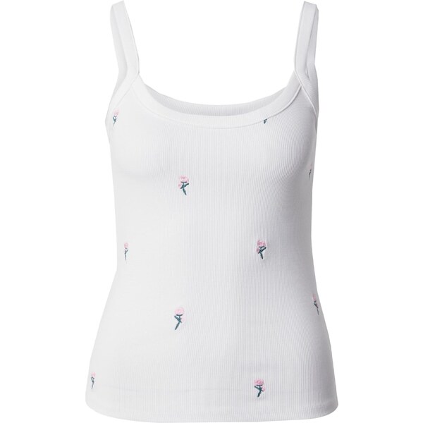 PIECES Top PCMay zelená / ružová / biela 64513176