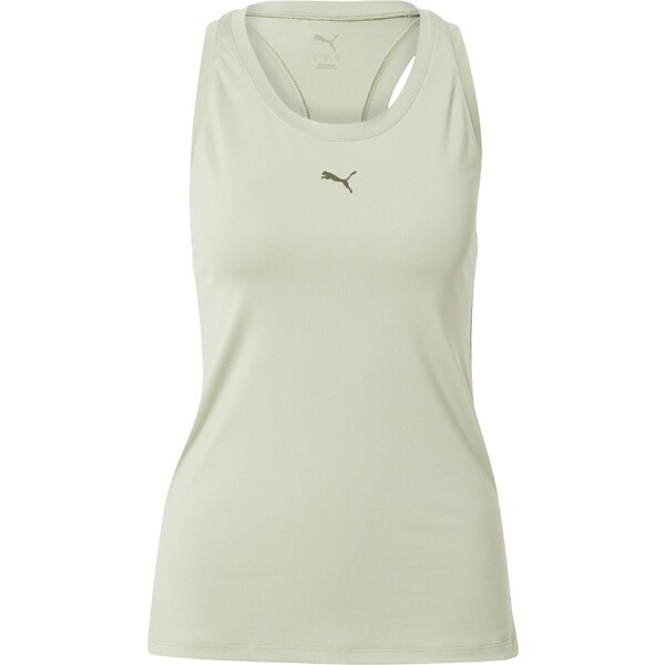 PUMA Športový top CLOUDSPUN pastelovo zelená / čierna 64528947