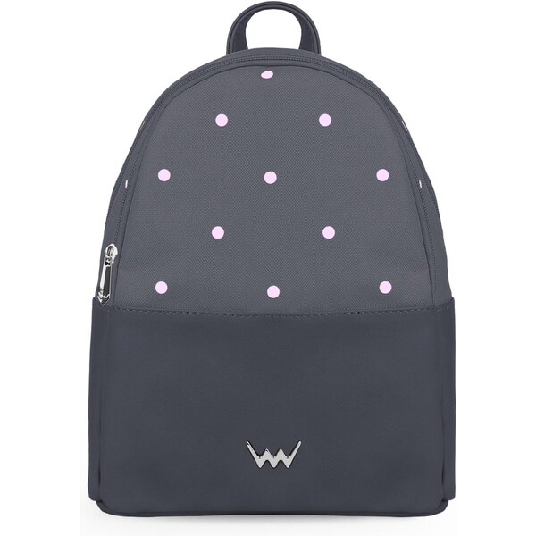 VUCH Štýlový sivý batoh s bodkami 50669608