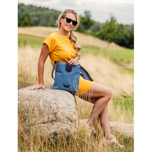 Vuch Dámska crossbody kabelka Vigo Turquoise 66592663