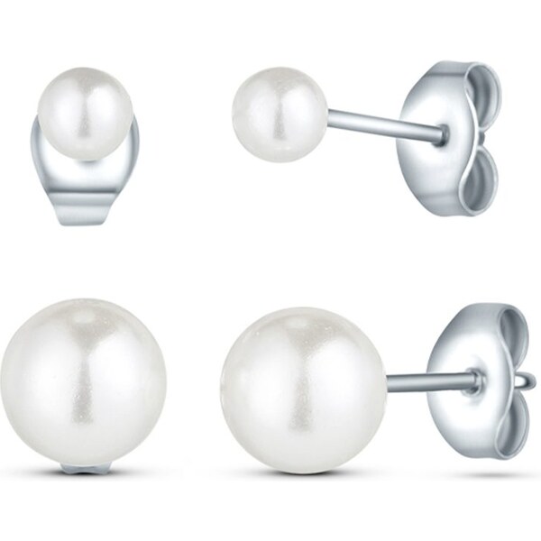 Dámske náušnice v striebornej farbe VUCH Kruwen Silver 50606911