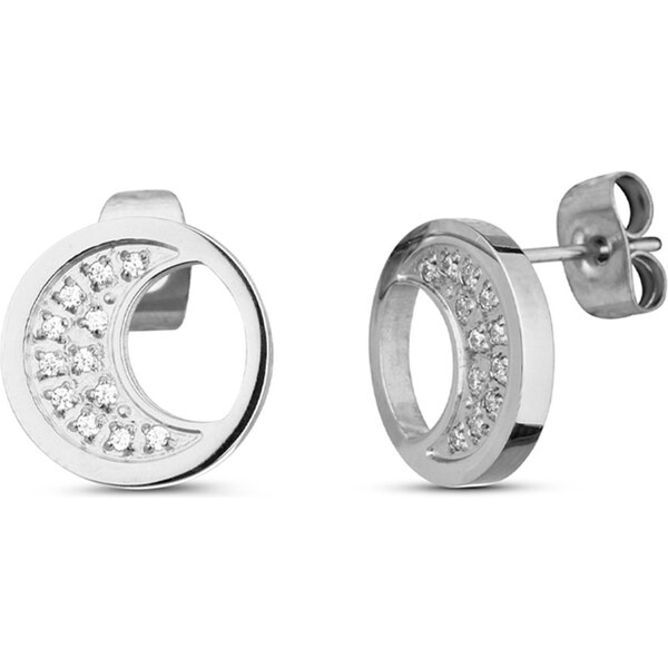 VUCH Strieborné náušnice Mesiac 65404726