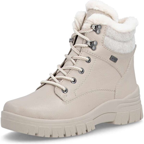 RIEKER Dámska členková obuv REMONTE D0E71-60 béžová W5 64514023