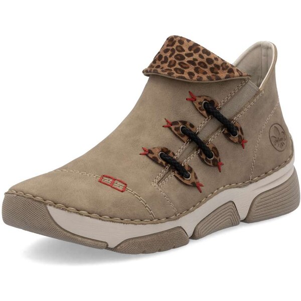 Dámska členková obuv RIEKER 45983-64 béžová W5 64514026