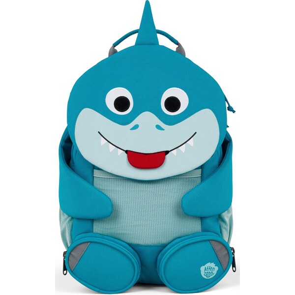 Affenzahn detský batoh do školky large Shark - blue 64732659