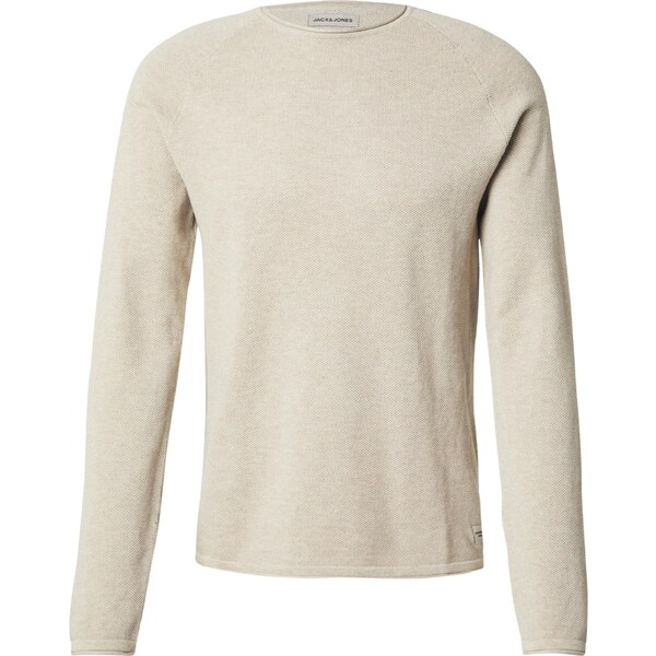 JACK & JONES Sveter JJEHill tmavobéžová 15588549