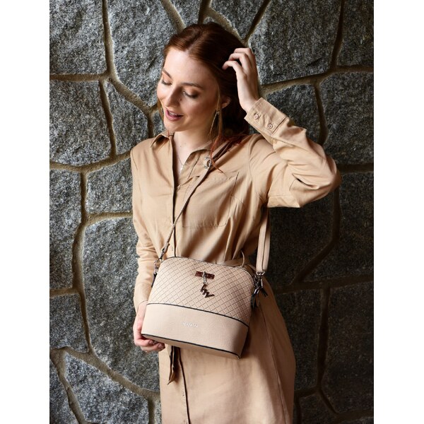 Vuch Dámska crossbody kabelka Cara Beige 66583657
