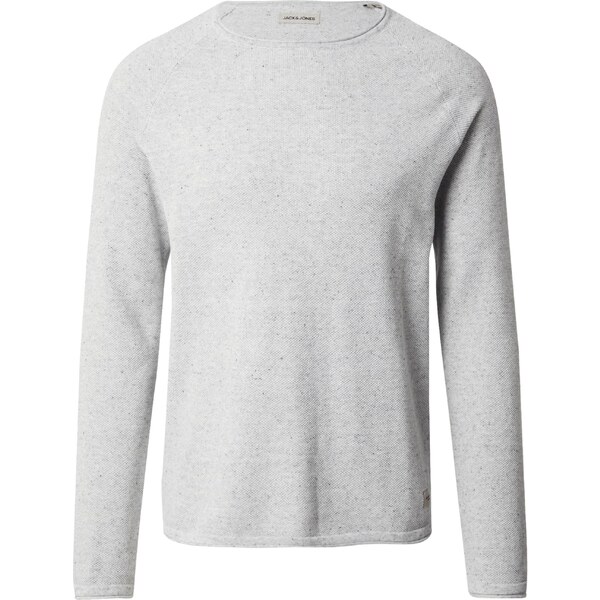 JACK & JONES Sveter JJEHill sivá melírovaná 15665089
