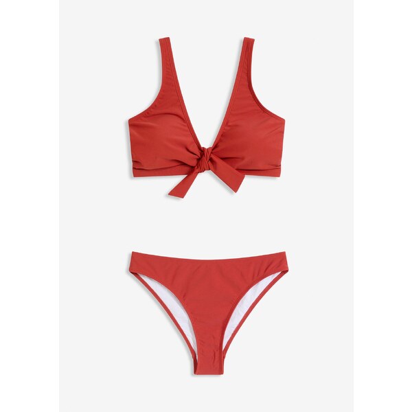 bonprix Bikiny (2-dielne) so šnúrkami na zaviazanie, farba hnedá 64523835